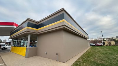 Professional exterior painting work